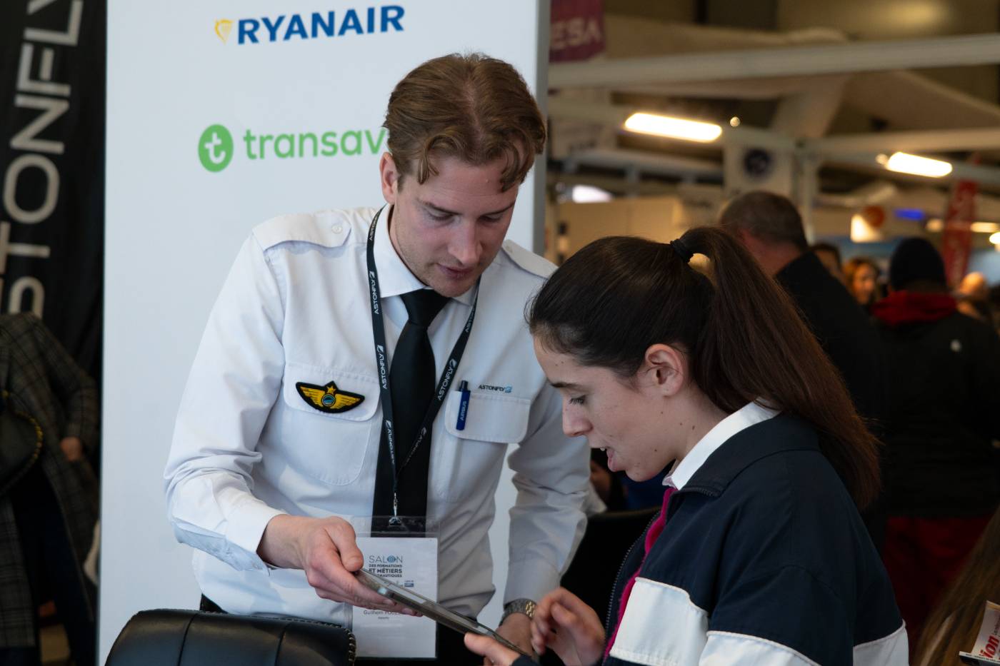 Stand Astonfly au salon des formations aéronautiques
